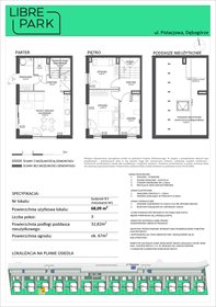 rzut mieszkanie na sprzedaż 68m2 mieszkanie Dębogórze, Pistacjowa 5