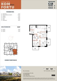 rzut mieszkanie na sprzedaż 62m2 mieszkanie Rzeszów, Staroniwa, Wołyńska