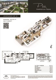 rzut mieszkanie na sprzedaż 49m2 mieszkanie Suwałki, Rotmistrza Witolda Pileckiego 5a