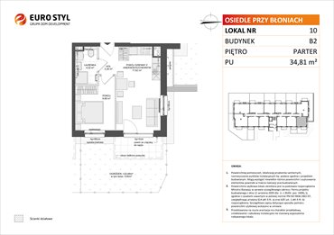 rzut mieszkanie na sprzedaż 35m2 mieszkanie Rumia, Janowo, Błoń Janowskich