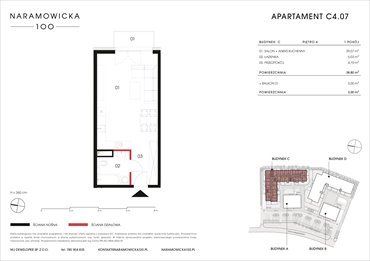 rzut mieszkanie na sprzedaż 39m2 mieszkanie Poznań, Winogrady, Naramowicka 100