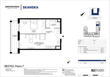 rzut mieszkanie na sprzedaż 48m2 mieszkanie Kraków, Prądnik Czerwony, Mogilska 126