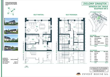 rzut dom na sprzedaż 109m2 dom Minoga