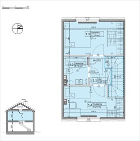rzut dom na sprzedaż 62m2 dom Boryszew, Nadziei