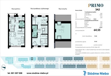 rzut dom na sprzedaż 65m2 dom Pruszcz Gdański, Rokitnica, Droga Słowackiego