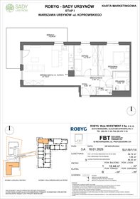 rzut mieszkanie na sprzedaż 65m2 mieszkanie Warszawa, Koprowskiego