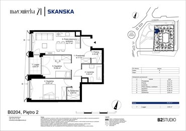 rzut mieszkanie na sprzedaż 60m2 mieszkanie Kraków, Krowodrza, ul. Mazowiecka 21