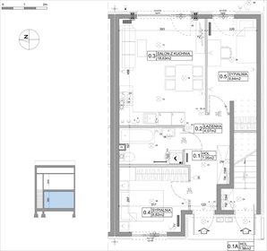 rzut dom na sprzedaż 51m2 dom Łódź, Górna, Pabianicka