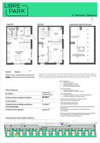 rzut mieszkanie na sprzedaż 68m2 mieszkanie Dębogórze, Pistacjowa 5