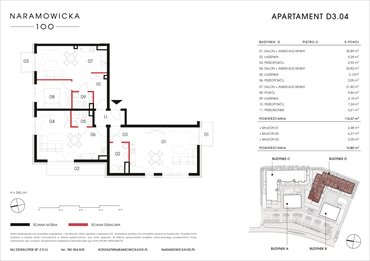 rzut mieszkanie na sprzedaż 116m2 mieszkanie Poznań, Winogrady, Naramowicka 100