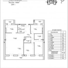 rzut mieszkanie na sprzedaż 146m2 mieszkanie Warszawa, Wilanów, Zawady, Ruczaj 117D-ZB