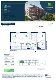 rzut mieszkanie na sprzedaż 69m2 mieszkanie Wrocław, Fabryczna, Łomnicka