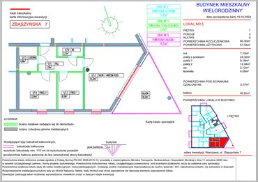 rzut mieszkanie na sprzedaż 58m2 mieszkanie Warszawa, Włochy, ul. Zbąszyńska 7