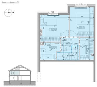 rzut dom na sprzedaż 70m2 dom Warszawa, Białołęka, Inna 4