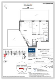 rzut mieszkanie na sprzedaż 59m2 mieszkanie Warszawa, Bemowo, Szeligowska