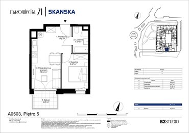 rzut mieszkanie na sprzedaż 35m2 mieszkanie Kraków, Krowodrza, ul. Mazowiecka 21