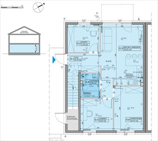 rzut mieszkanie na sprzedaż 60m2 mieszkanie Radzymin, Witosa
