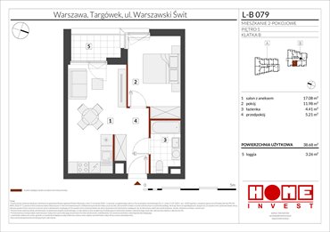 rzut mieszkanie na sprzedaż 39m2 mieszkanie Warszawa, Targówek, ul. Warszawski Świt