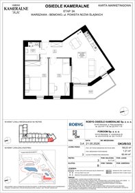 rzut mieszkanie na sprzedaż 59m2 mieszkanie Warszawa, Powstańców Śląskich