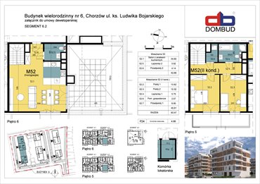 rzut mieszkanie na sprzedaż 83m2 mieszkanie Chorzów, Chorzów Stary, Bojarskiego 8, 10, 12