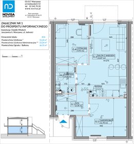 rzut mieszkanie na sprzedaż 55m2 mieszkanie Janczewice, Jedności