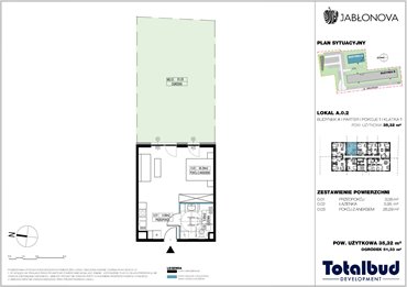 rzut mieszkanie na sprzedaż 35m2 mieszkanie Piaseczno, Jabłoniowa