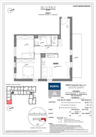 rzut mieszkanie na sprzedaż 63m2 mieszkanie Warszawa, Bemowo, Szeligowska