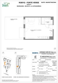 rzut mieszkanie na sprzedaż 33m2 mieszkanie Warszawa, Włochy, Łopuszańska 28