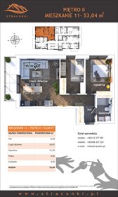 rzut mieszkanie na sprzedaż 53m2 mieszkanie Bielsko-Biała, Straconki, Straconki 59