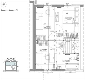 rzut dom na sprzedaż 79m2 dom Sulejówek, Szklarniowa