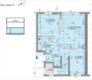rzut mieszkanie na sprzedaż 53m2 mieszkanie Radzymin, Witosa
