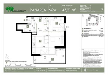 rzut mieszkanie na sprzedaż 43m2 mieszkanie Warszawa, Ursus, Ryżowa