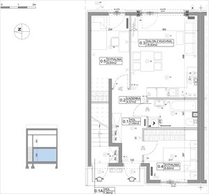 rzut dom na sprzedaż 51m2 dom Łódź, Górna, Pabianicka