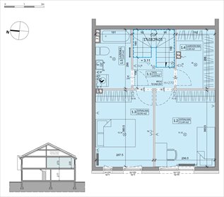 rzut dom na sprzedaż 69m2 dom Warszawa, Białołęka, Inna 4