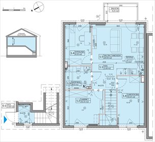 rzut mieszkanie na sprzedaż 63m2 mieszkanie Radzymin, Witosa