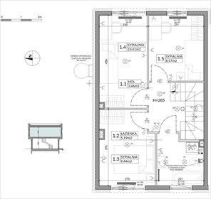 rzut dom na sprzedaż 75m2 dom Łódź, Mały Skręt