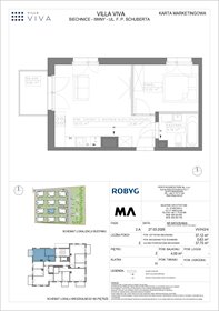 rzut mieszkanie na sprzedaż 37m2 mieszkanie Wrocław, Iwiny, ul. Franza Petera Schuberta