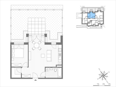 rzut mieszkanie na sprzedaż 53m2 mieszkanie Kraków, Bronowice Wielkie, ul.Stawowa 246