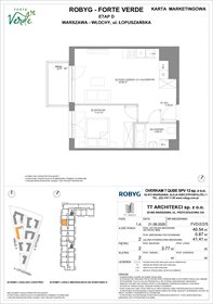 rzut mieszkanie na sprzedaż 41m2 mieszkanie Warszawa, Włochy, Łopuszańska 28