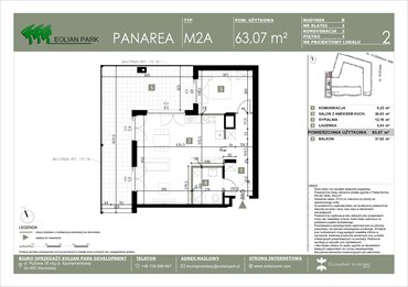 rzut mieszkanie na sprzedaż 63m2 mieszkanie Warszawa, Ursus, Ryżowa