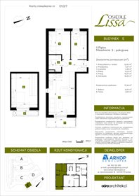 rzut mieszkanie na sprzedaż 72m2 mieszkanie Wrocław, ul. Pawła Eluarda 61-79
