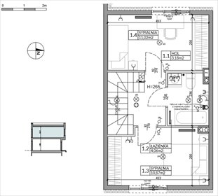 rzut dom na sprzedaż 62m2 dom Łódź, Mały Skręt