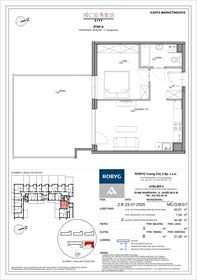 rzut mieszkanie na sprzedaż 44m2 mieszkanie Warszawa, Bemowo, Szeligowska