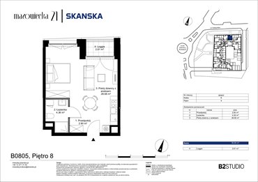 rzut mieszkanie na sprzedaż 36m2 mieszkanie Kraków, Krowodrza, ul. Mazowiecka 21