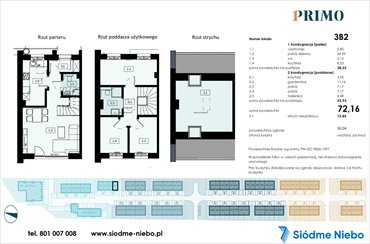 rzut dom na sprzedaż 72m2 dom Pruszcz Gdański, Rokitnica, Droga Słowackiego