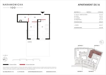 rzut mieszkanie na sprzedaż 48m2 mieszkanie Poznań, Winogrady, Naramowicka 100