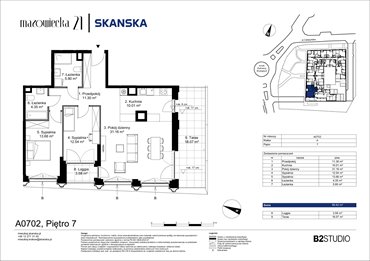 rzut mieszkanie na sprzedaż 89m2 mieszkanie Kraków, Krowodrza, ul. Mazowiecka 21