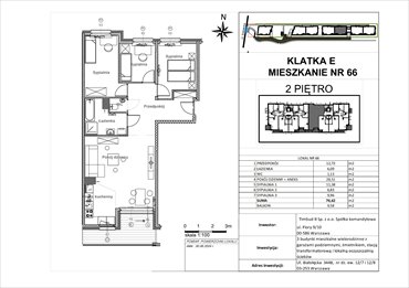 rzut mieszkanie na sprzedaż 77m2 mieszkanie Warszawa, Białołęka, Białołęcka 344