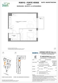 rzut mieszkanie na sprzedaż 42m2 mieszkanie Warszawa, Włochy, Łopuszańska 28