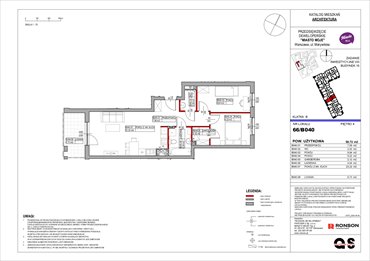 rzut mieszkanie na sprzedaż 59m2 mieszkanie Warszawa, Białołęka, Marywilska 68